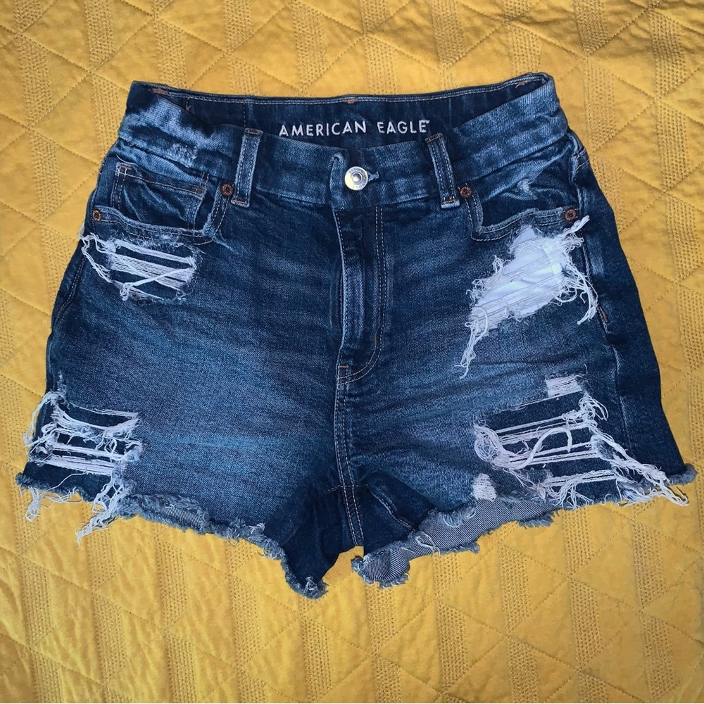 American Eagle Outfitters High Waisted Jean Shorts